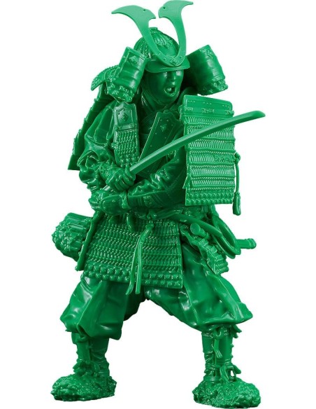 PLAMAX Plastic Model Kit 1/12 Kamakura Period Armored Warrior: Green Color Edition 13 cm