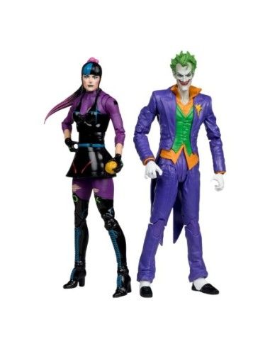 DC Multiverse Action Figures Pack of 2 The Joker & Punchline 18 cm