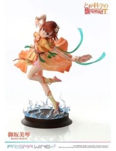 To Aru Kagaku no Railgun Prisma Wing PVC Statue 1/7 Misaka Mikoto 22 cm