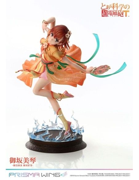 To Aru Kagaku no Railgun Prisma Wing PVC Statue 1/7 Misaka Mikoto 22 cm  Prime 1 Studio