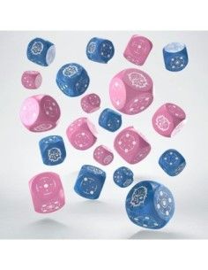 Crosshairs Compact D6 Dice Set Blue&Pink (20)