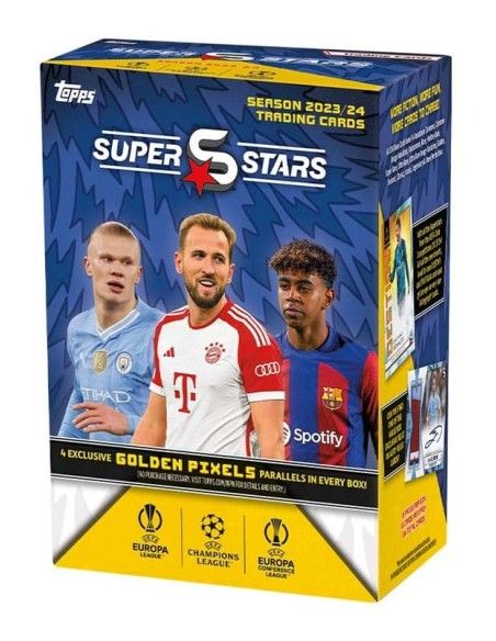 UEFA Champions League Super Stars 2023/24 Trading Cards Value Box *English Version*