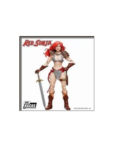 Red Sonja Epic H.A.C.K.S. Action Figure Red Sonja  Boss Fight Studio