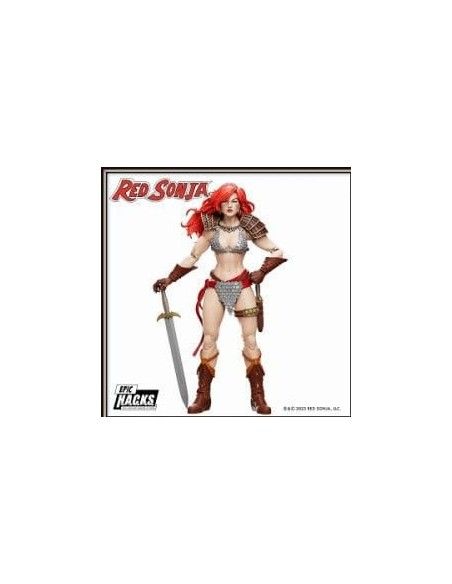 Red Sonja Epic H.A.C.K.S. Action Figure Red Sonja  Boss Fight Studio