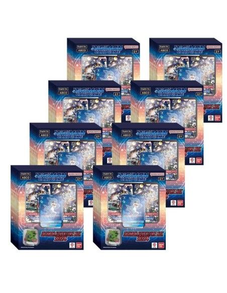 Display 8x Digimon Card Game Adventure Box [AB-03] Limited Edition  BANDAI CARD GAME