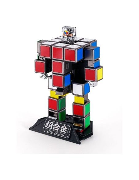 Rubik´s Cube Soul of Chogokin Diecast Action Figure Rubik´s Cube Robo 15 cm