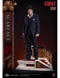 Scarface Superb Scale Statue 1/4 Tony Montana (Rooted Hair Version) 53 cm  Blitzway