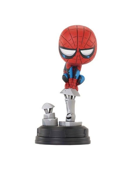 Marvel Animated Statue Spider-Man on Chimney 15 cm