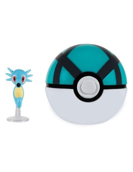 Pokémon Clip'n'Go Poké Balls Horsea & Net Ball  Jazwares