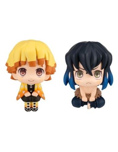 Demon Slayer: Kimetsu no Yaiba Look Up PVC Statue Zenitsu Agatsuma Smile Ver. & Inosuke Hashibira Bossy Ver. 11 cm (with gift)