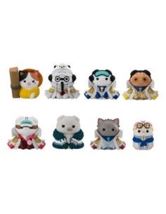 One Piece Mega Cat Project Nyan Piece Nyan! Trading Figures Luffy vs Marines Ver. 3 cm Assortment (8)