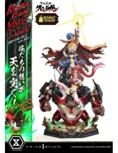 Gurren Lagann Ultimate Premium Masterline Series Statue 1/4 Kamina, Simon & Yoko with Lagann Deluxe Bonus Version 97 cm