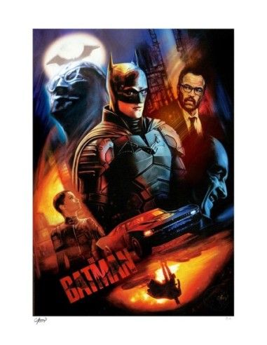 DC Comics Art Print The Batman 46 x 61 cm - unframed