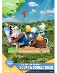 Disney D-Stage Campsite Series PVC Diorama Goofy & Donald Duck Special Edition 10 cm  Beast Kingdom