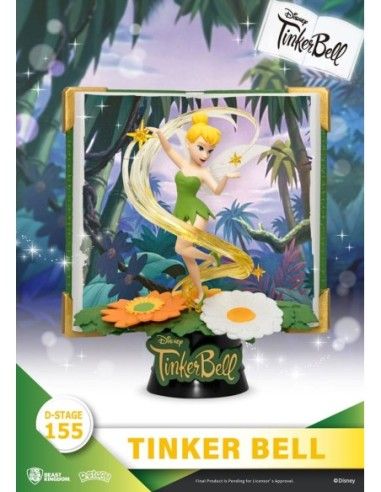 Peter Pan Book Series D-Stage PVC Diorama Tinker Bell 15 cm  Beast Kingdom Toys