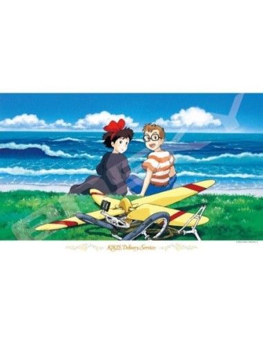 Kiki's Delivery Service Jigsaw Puzzle Kiki on the beach (1000 pieces)