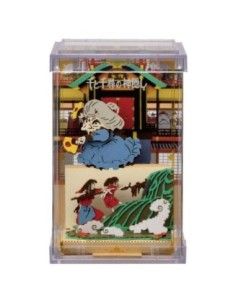 Spirited Away Paper Model Kit Paper Theater Chihiro Pull