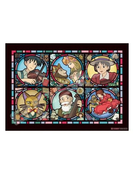 Whisper of the Heart Jigsaw Puzzle Stained Glass Characters Gallery (208 pieces)