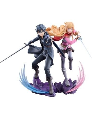 Sword Art Online Statue 1/7 Progressive Scherzo of Deep Night Kirito & Asuna Set  Ensoutoys