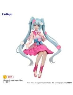 Hatsune Miku Noodle Stopper PVC Statue Flower Fairy Cosmos 14 cm