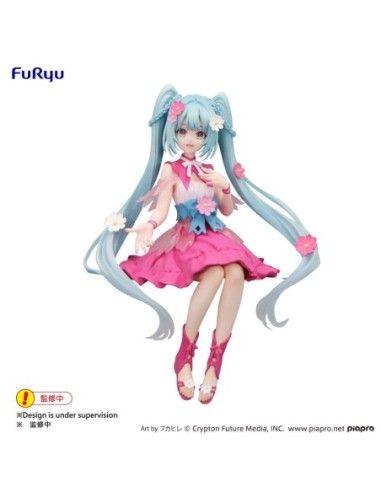 Hatsune Miku Noodle Stopper PVC Statue Flower Fairy Cosmos 14 cm