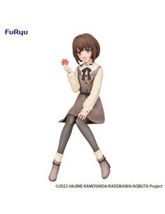 Rascal Does Not Dream Noodle Stopper PVC Statue Kaede Azusagawa Autumn Outfit Ver. 14 cm