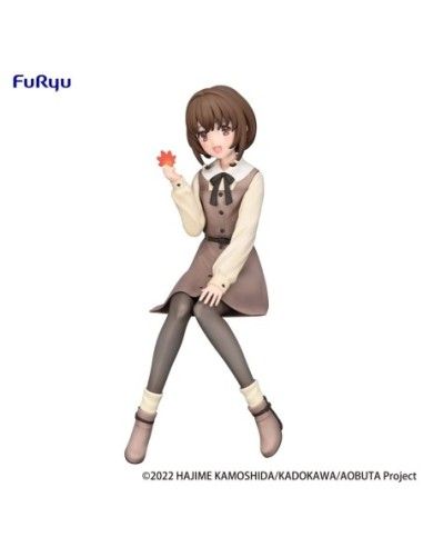 Rascal Does Not Dream Noodle Stopper PVC Statue Kaede Azusagawa Autumn Outfit Ver. 14 cm  FURYU