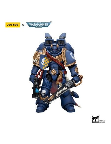 Warhammer 40k Action Figure 1/18 Ultramarines Captain With Jump Pack 12 cm