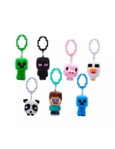 Minecraft Plush Hangers 8 cm Series 1 Display (18)