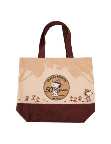 Peanuts by Loungefly Canvas Tote Bag 50th Anniversary Beagle Scouts  Loungefly