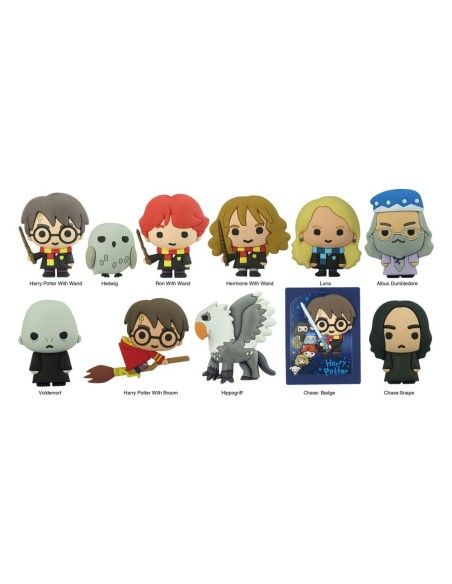 Harry Potter PVC Bag Clips Series 3 Display (24)