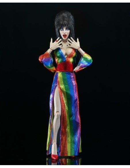 Elvira, Mistress of the Dark Clothed Action Figure Over the Rainbow Elvira 20 cm