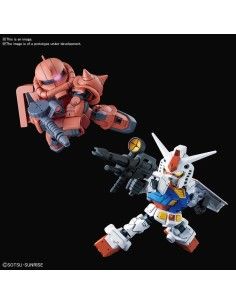 SD Cross Silhouette Rx-78-2 & Zaku 2 Set