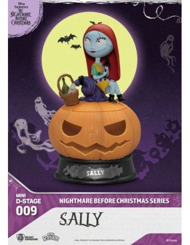 The Nightmare Before Christmas Mini Diorama Stage PVC Figure Sally 10 cm