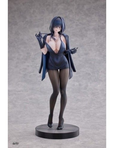 Original Character PVC Statue 1/6 Ishimi Yokoyama Black One-piece Dress Ver. Illustr. by Bara 28 cm  Hanabee