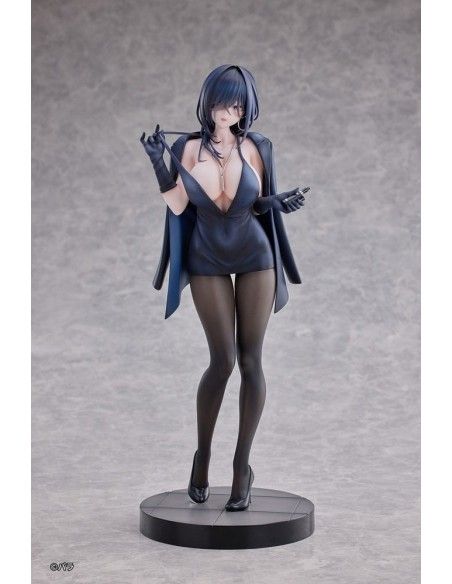 Original Character PVC Statue 1/6 Ishimi Yokoyama Black One-piece Dress Ver. Illustr. by Bara 28 cm  Hanabee