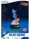 Frozen Mini Diorama Stage PVC Statue Olaf Presents Olaf Genie 12 cm  Beast Kingdom