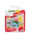 Pokemon Battle Figure Set Figure 3-Pack Pikachu 2, Jangmo-o, Ivysaur  Jazwares GmbH