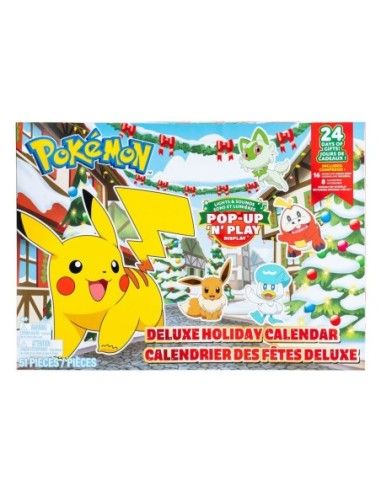 Pokémon Battle Figures Deluxe Advent Calendar Holiday 2024 *Version DE/FR/NL*