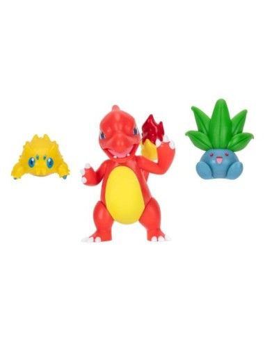 Pokémon First Partner Battle Figure Set Figure 3-Pack Joltik, Oddish, Charmeleon