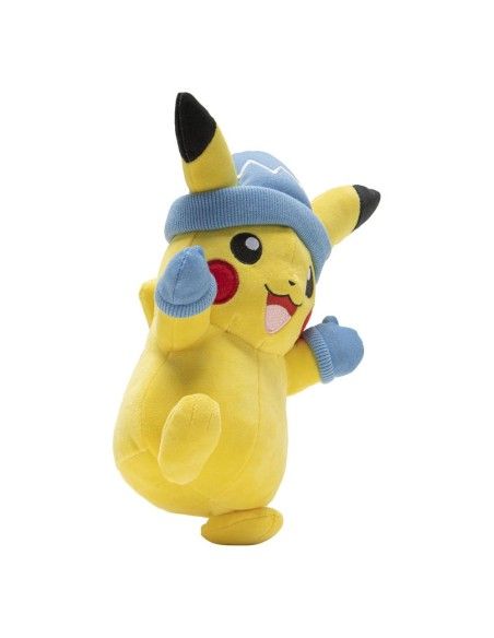 Pokémon Plush Figure Pikachu with Winter Hat and Mittens 20 cm