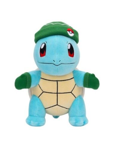 Pokémon Plush Figure Squirtle with Green Hat and Mittens 20 cm