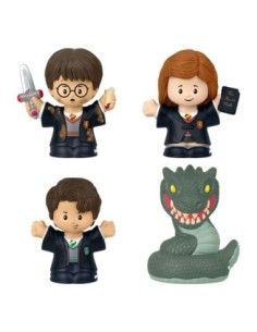 Harry Potter Fisher-Price Little People Collector Mini Figures 4-Pack Chamber of Secrets 6 cm  Mattel