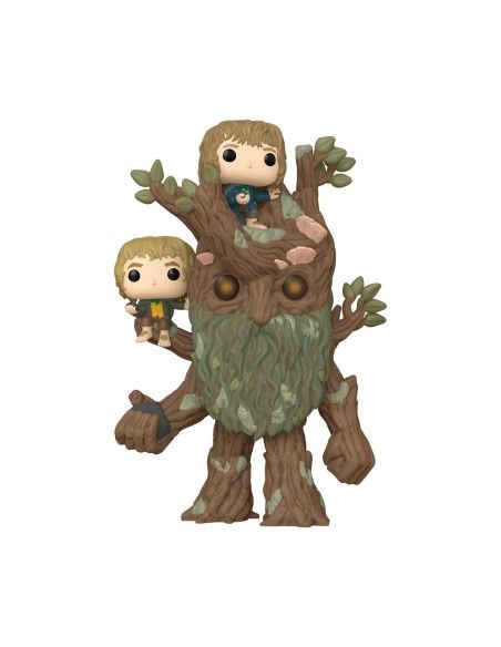 The Lord of the Rings Super Sized POP! Animation Vinyl Figure Treebeard w/Mary & Pip 15 cm  Funko