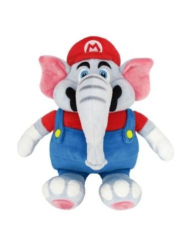 Super Mario Plush Figure Mario Elefant 27 cm