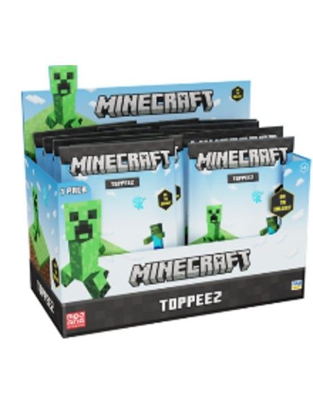 Minecraft: 3D Toppeez Foil Bag - 24 Piece CDU