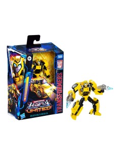 Transformers Generations Legacy United Deluxe Class Action Figure Animated Universe Bumblebee 14 cm