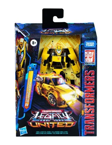 Transformers Generations Legacy United Deluxe Class Action Figure Animated Universe Bumblebee 14 cm