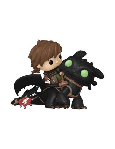 How to Train Your Dragon POP! Rides Deluxe Vinyl Hiccup w/Toothless 9 cm