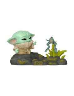 Star Wars POP! Deluxe Vinyl Figure Din Grogu w/Frog 9 cm  Funko